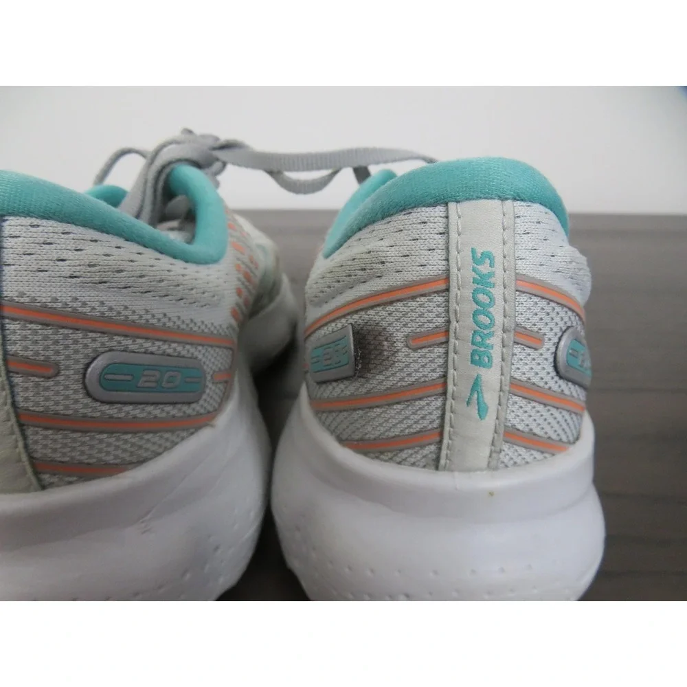 Brooks Glycerin 20 Shoes Womens 7 Gray Running Sneakers Road 1203691B061 Gym